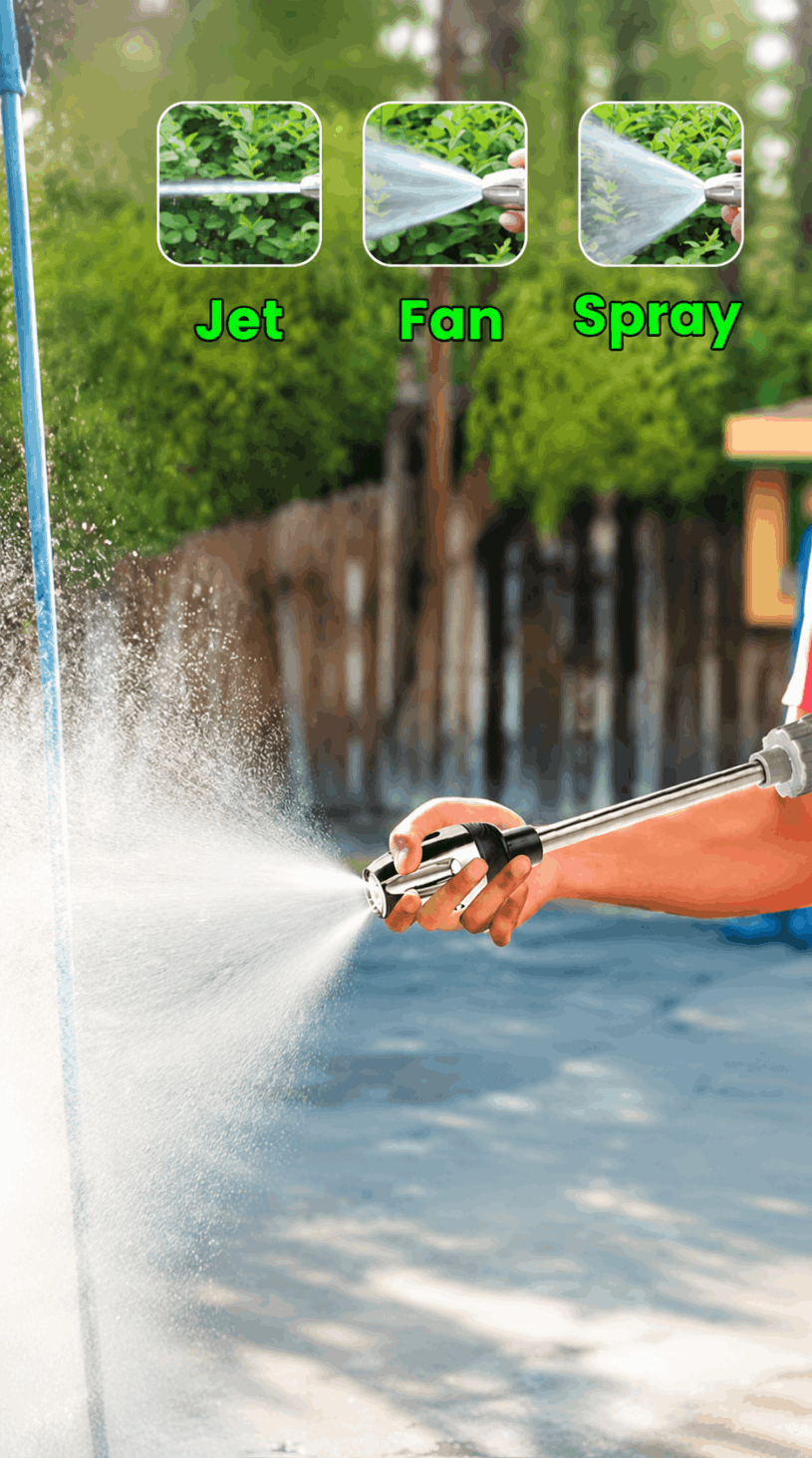 showing gearvee pressure washer
